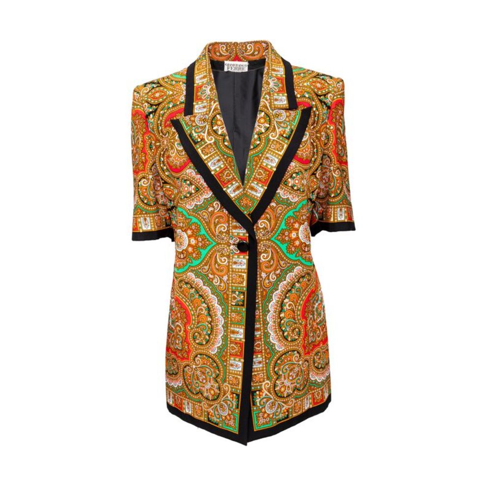 Gianfranco Ferré Paisley Printed Jacket - '90s